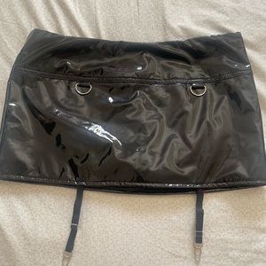 Shein patent leather skirt